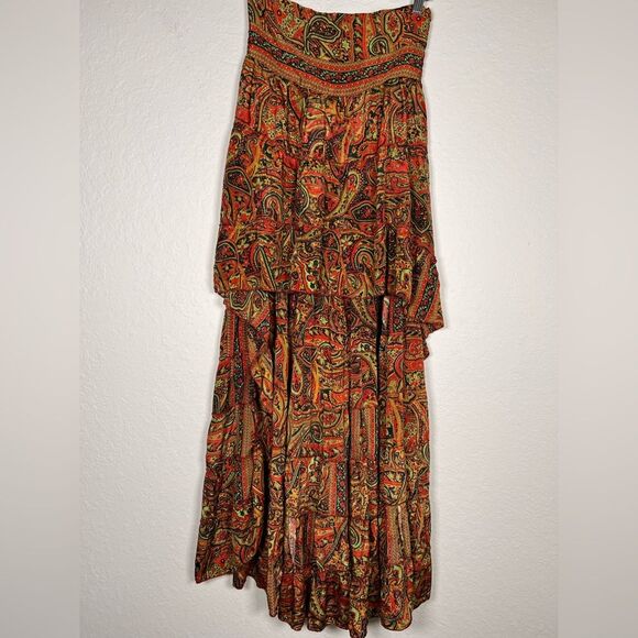 Boundless Paisley Print High-Lo Skirt 🔥 NWT 🔥 large - Picture 1 of 6